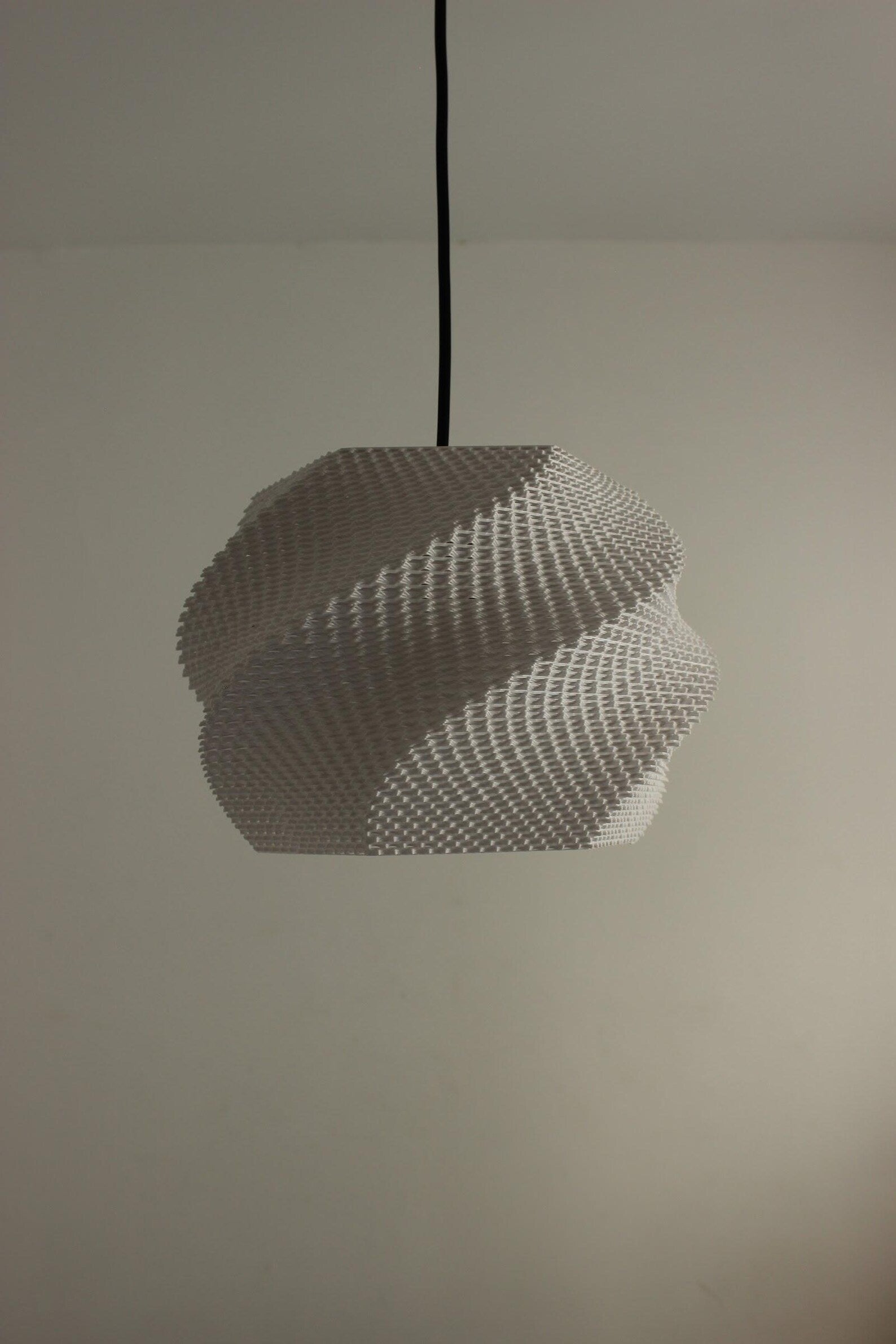Sofia pendant lamp shade — alternate angle