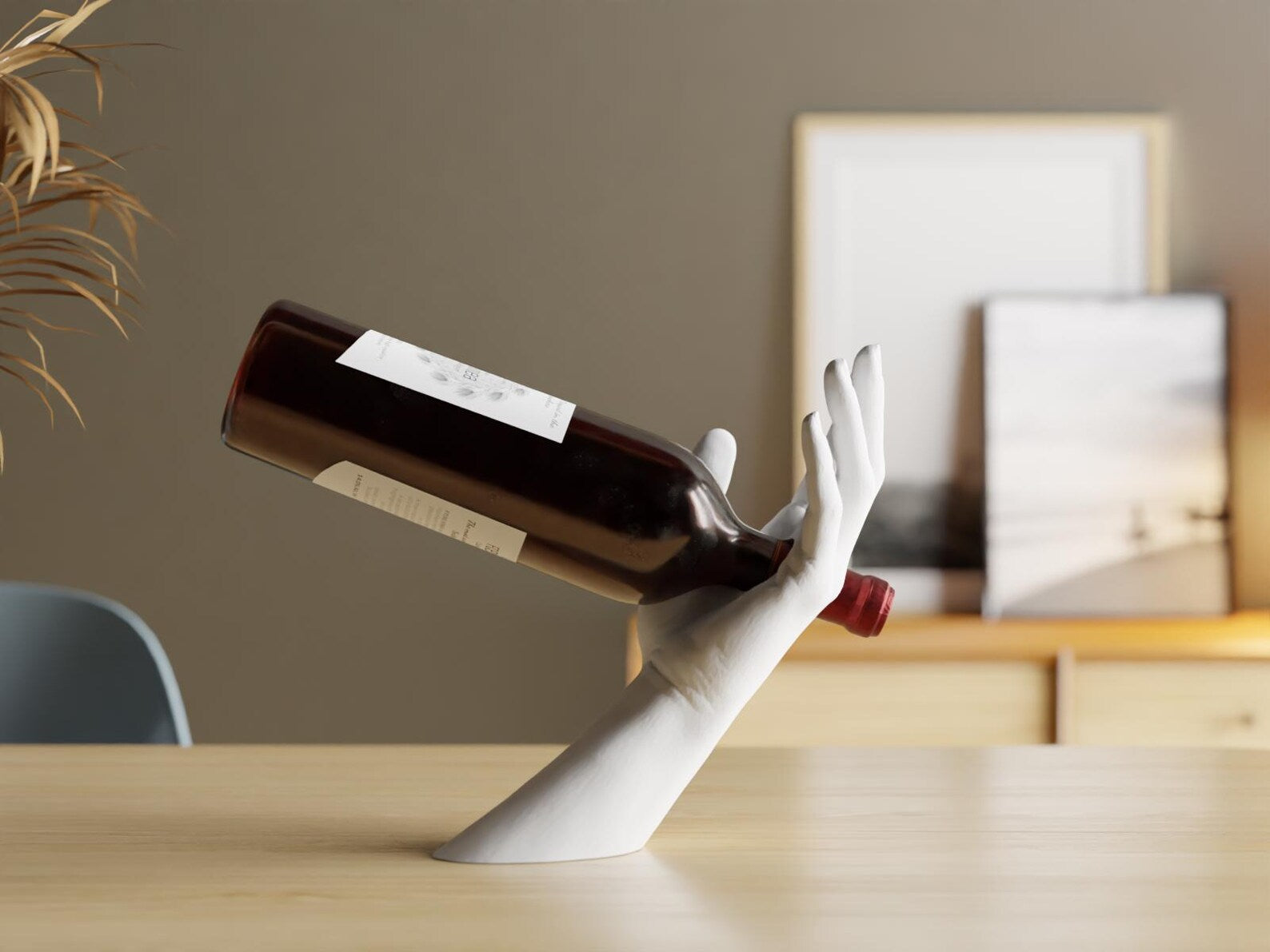 Hand wine bottle holder — color option