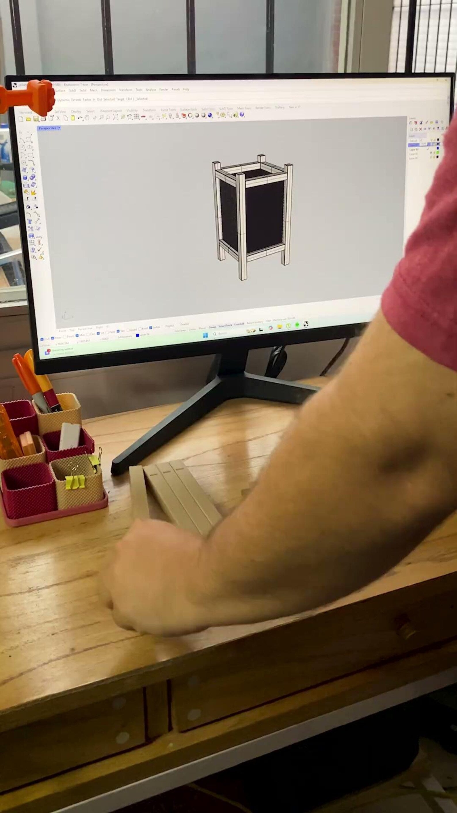 Riku table lamp — alternate angle