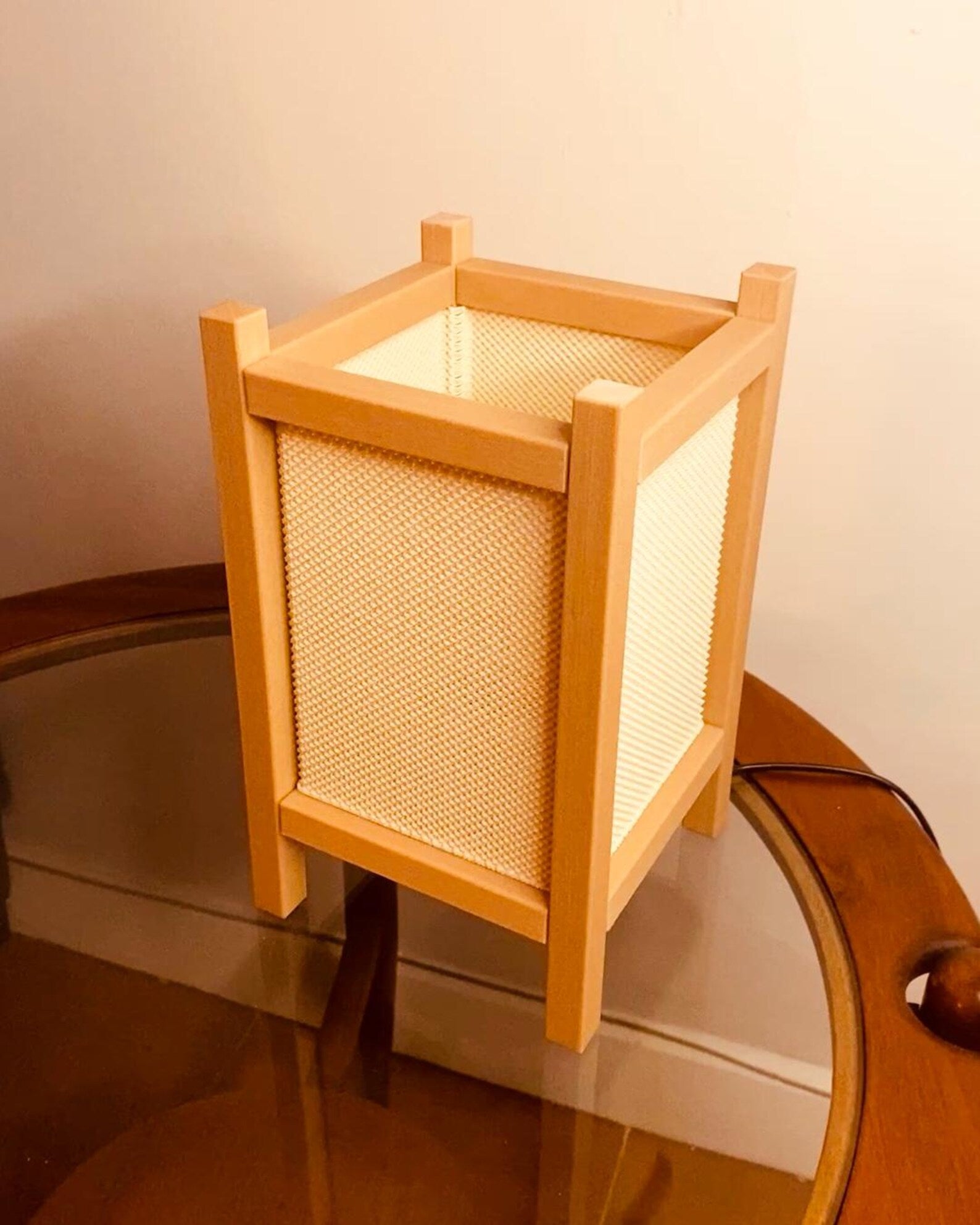 Riku table lamp — lifestyle view