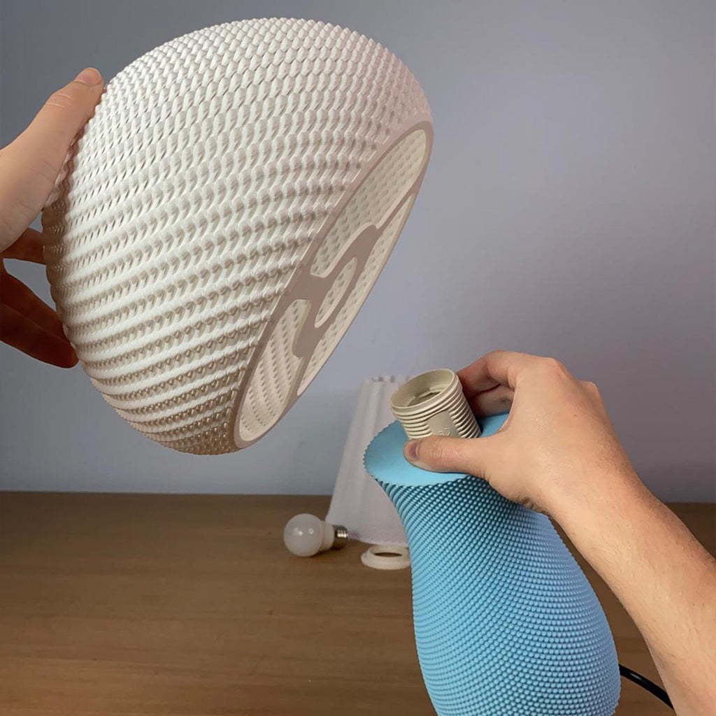 Carmen table lamp — texture close-up