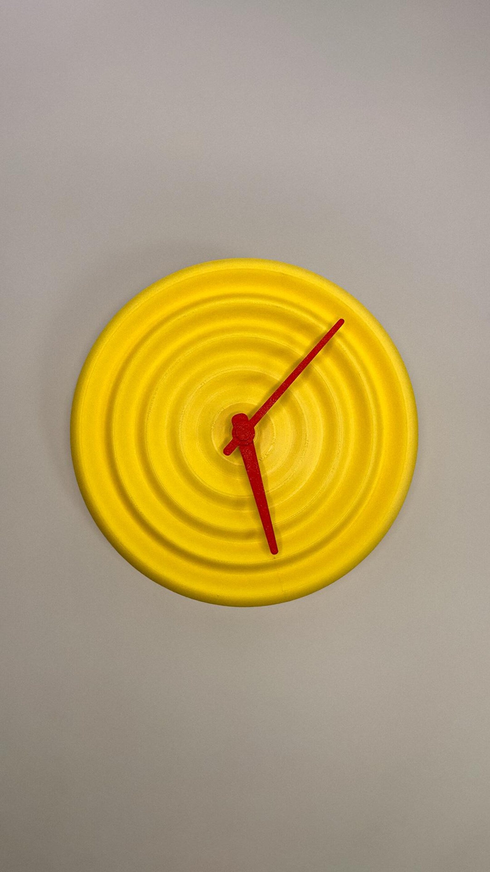 Ondo wave clock — on wall lifestyle view
