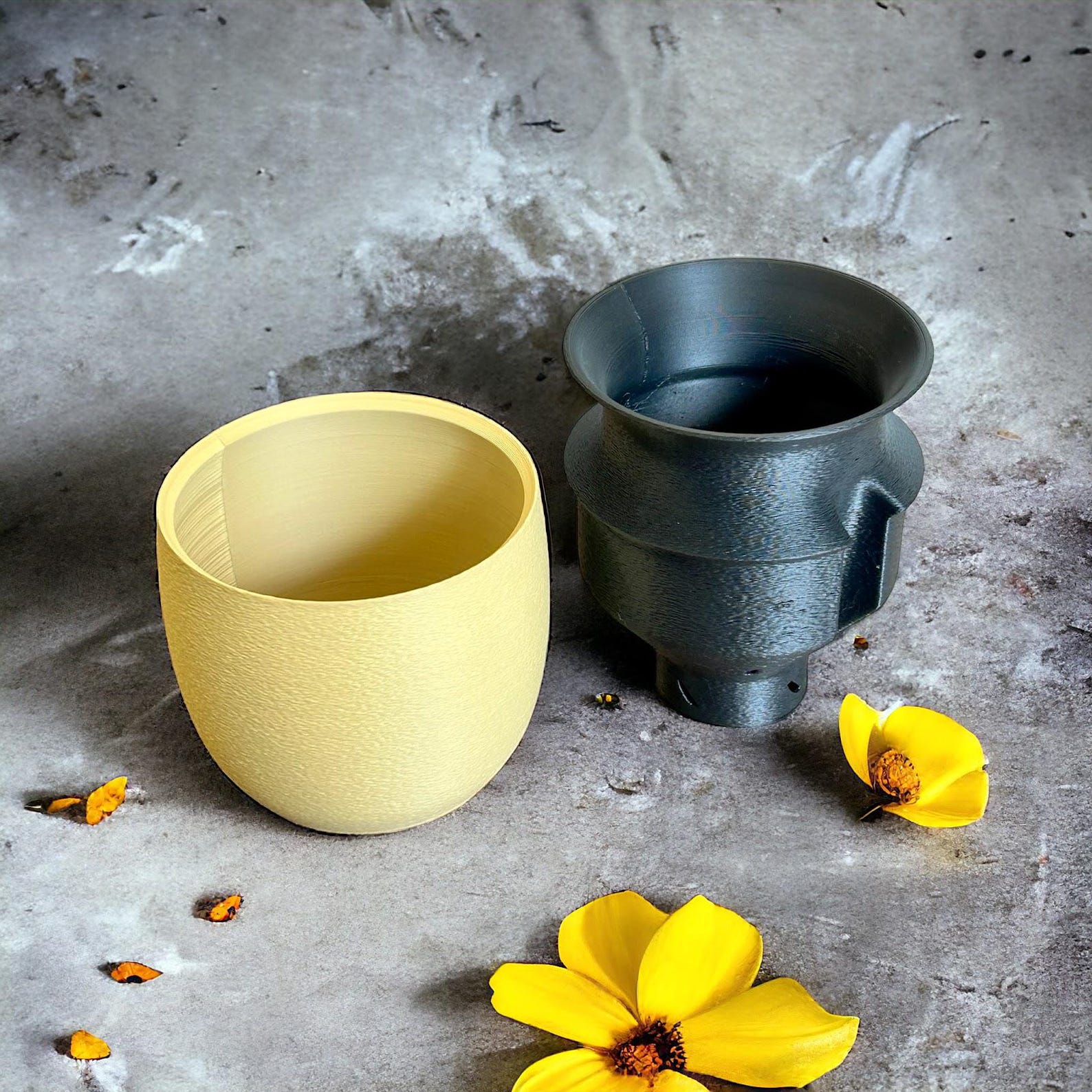 Kyoto self-watering planter — size comparison