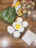 3D printed hard-boiled egg fidget clicker with yellow yolk