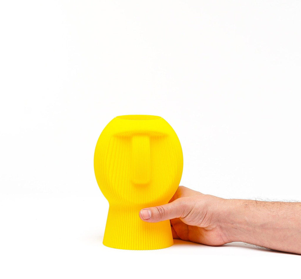 Chubby Dude Figurine ribbed texture detail