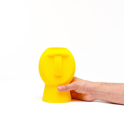 Chubby Dude Figurine ribbed texture detail