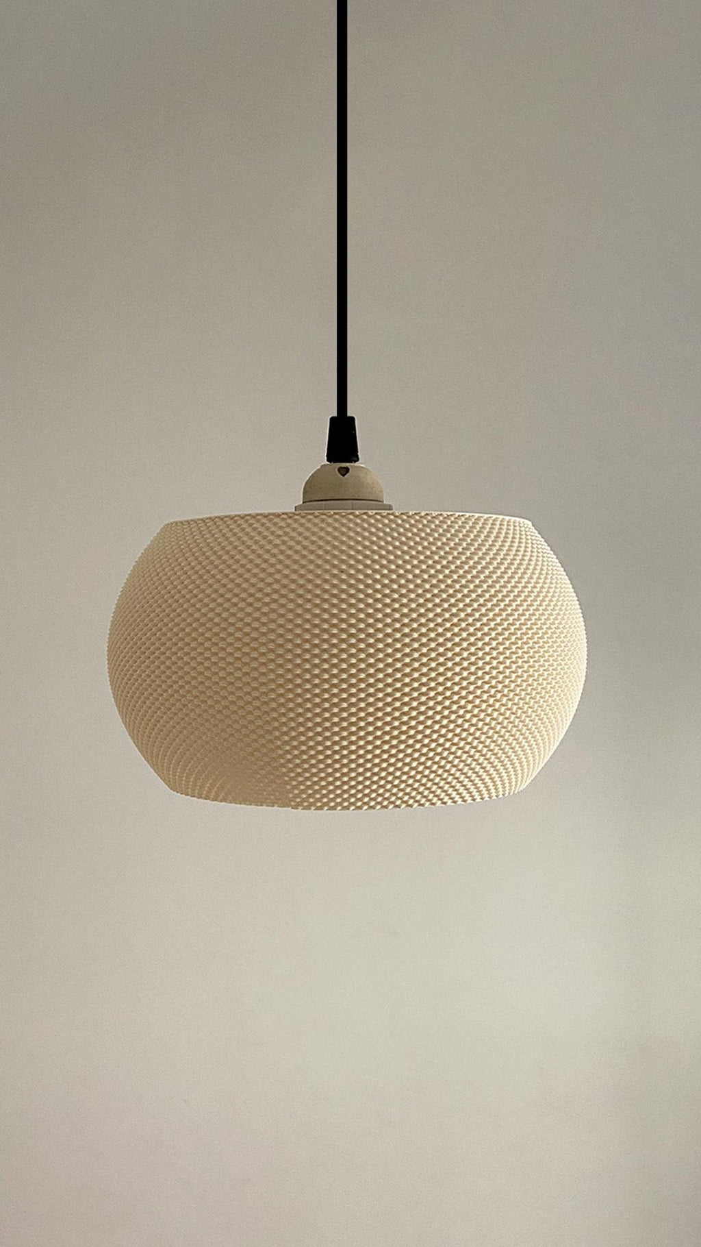 Valo 3D printed lamp shade — texture close-up