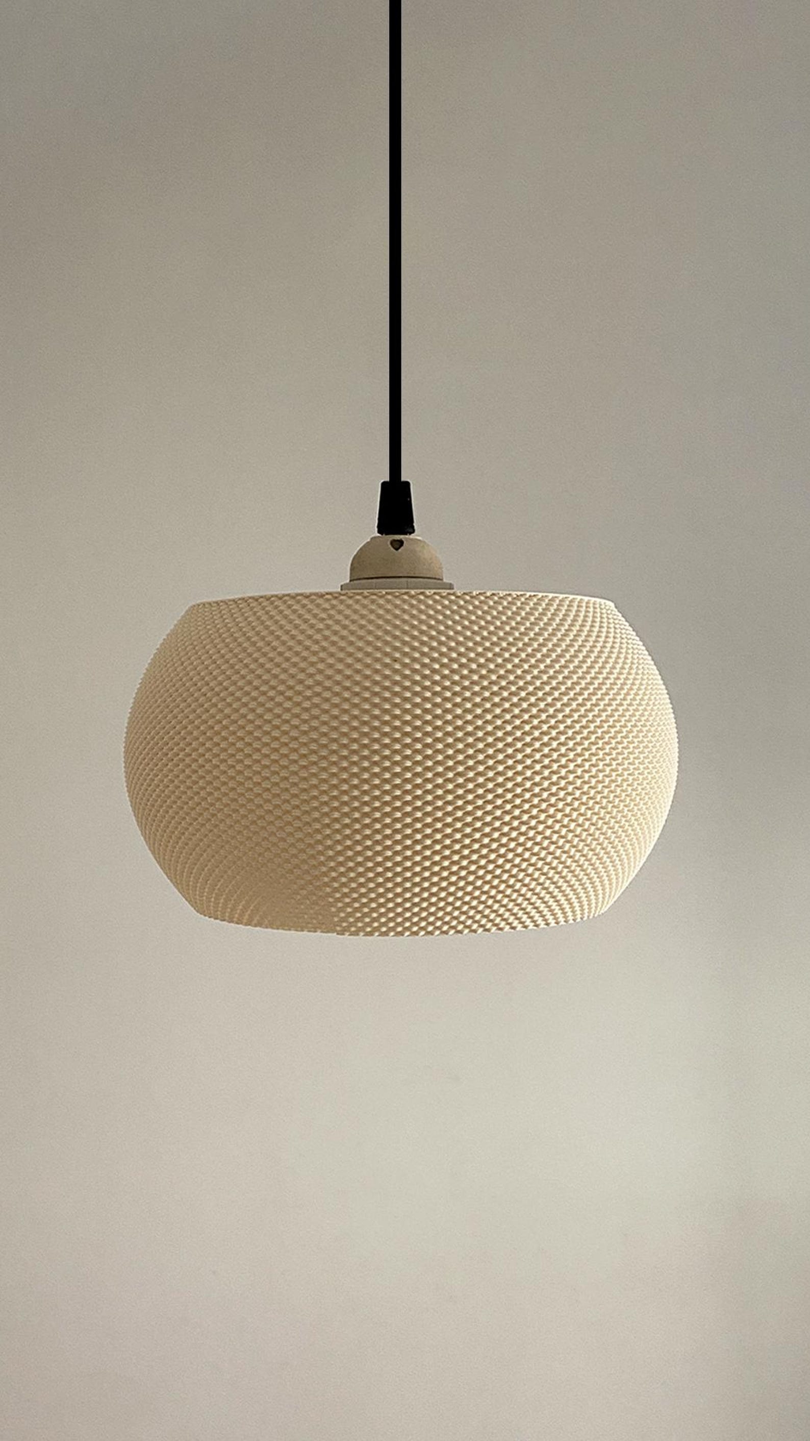 Valo 3D printed lamp shade — texture close-up