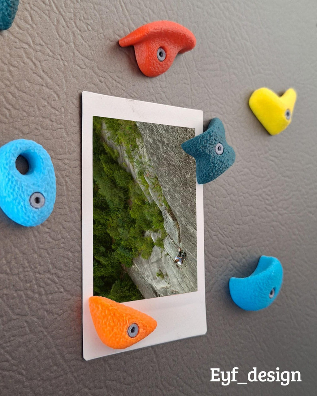 Climbing hold magnets — color options