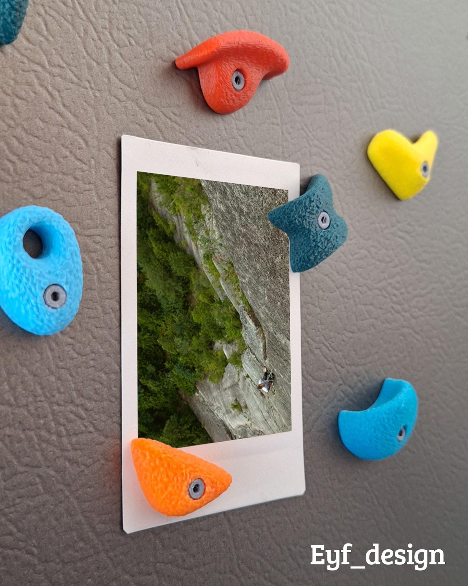 Climbing hold magnets — color options