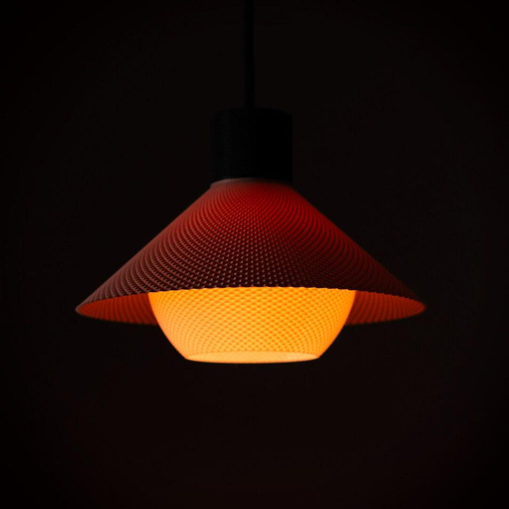 Orson pendant lamp 3D printed UFO saucer ceiling light