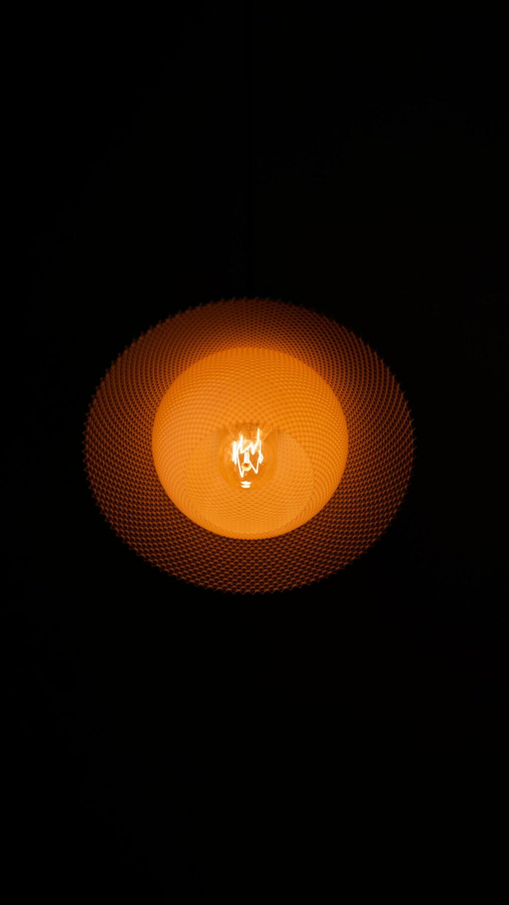 Layered texture of the Orson saucer shade