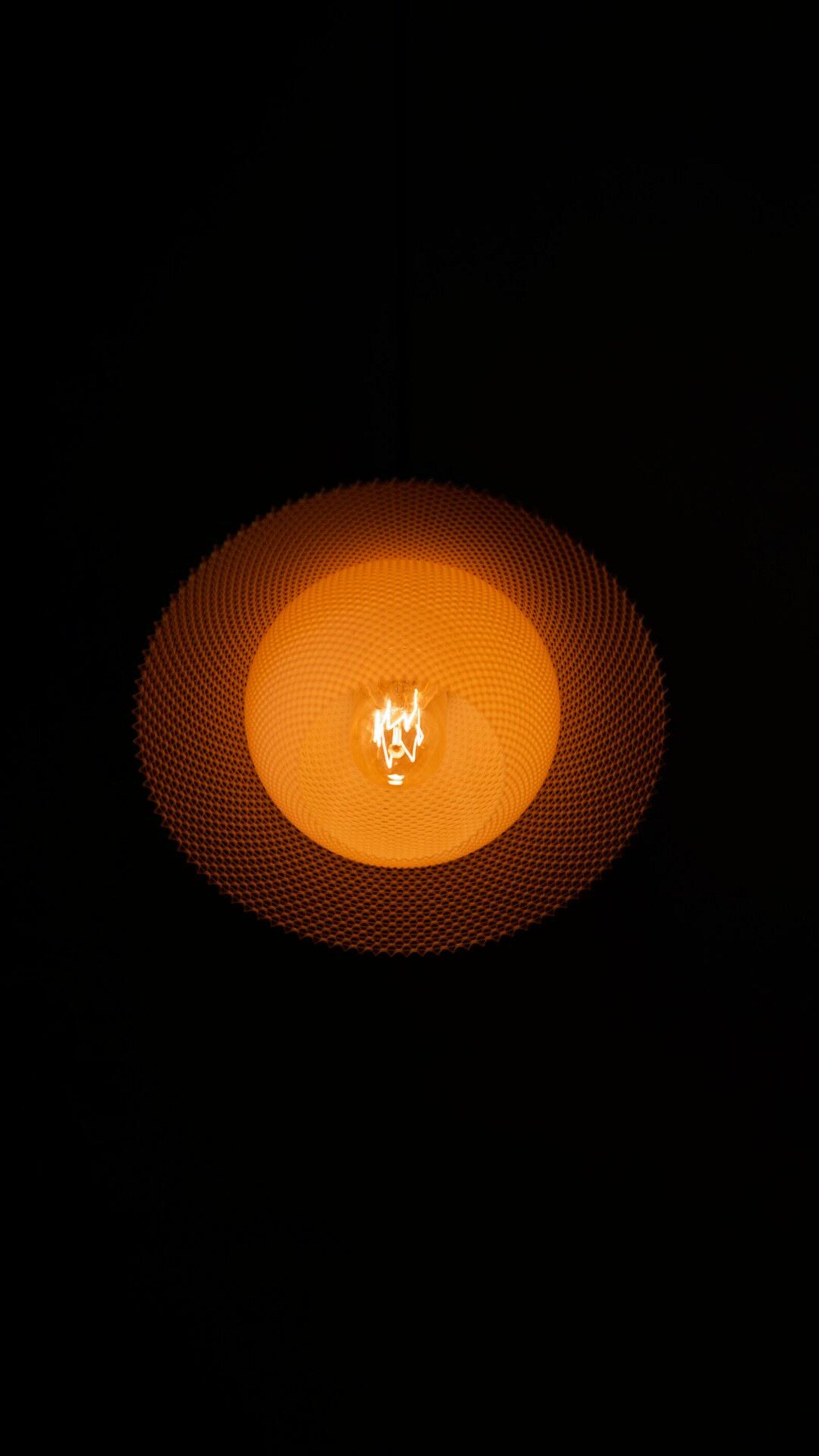 Layered texture of the Orson saucer shade