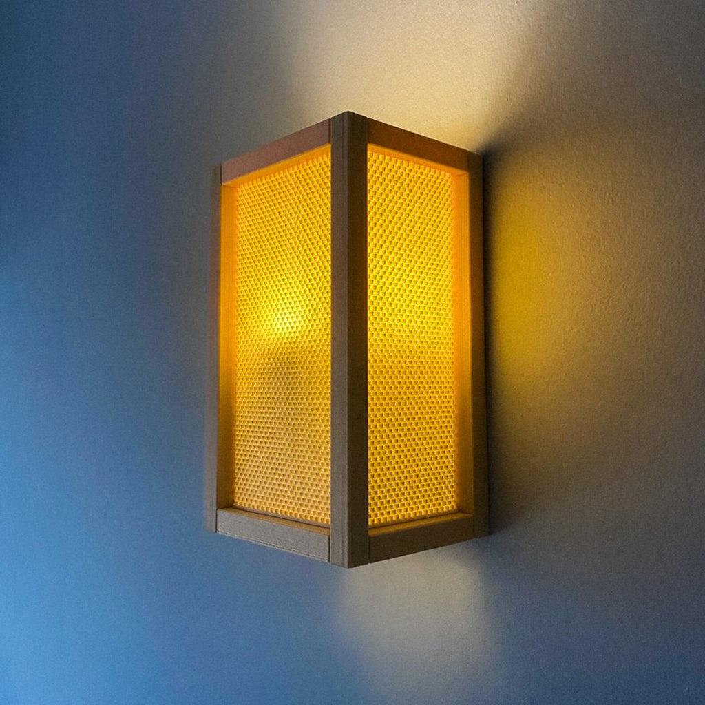Japandi wall sconce architectural mount