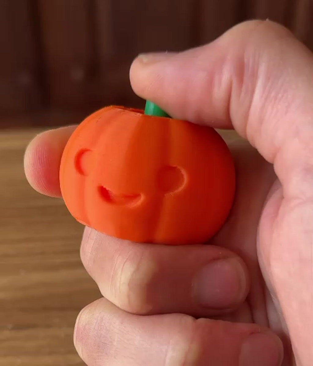 Pumpkin fidget clicker — fall decor styling