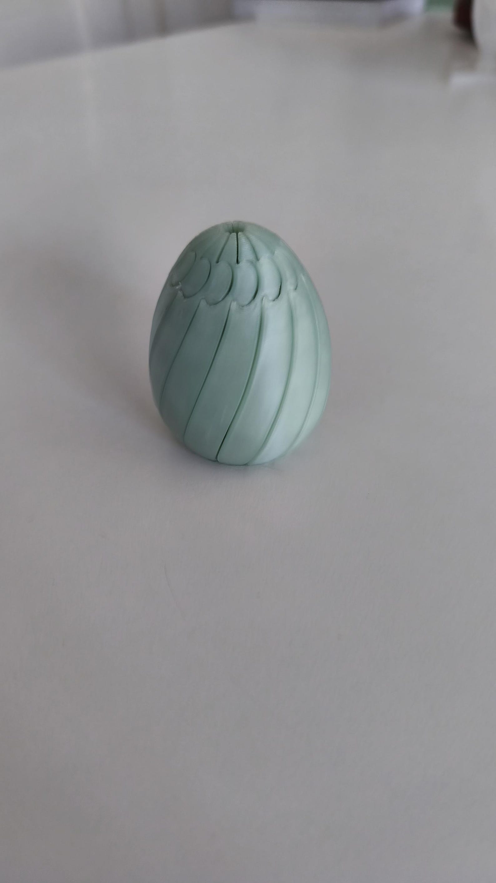 Easter egg sensory fidget toy top view