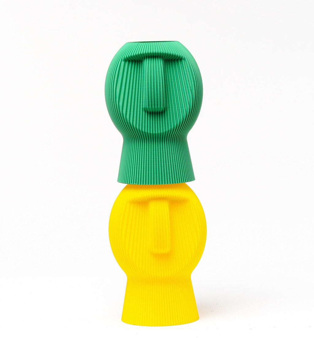 Chubby Dude Figurine stacked pair