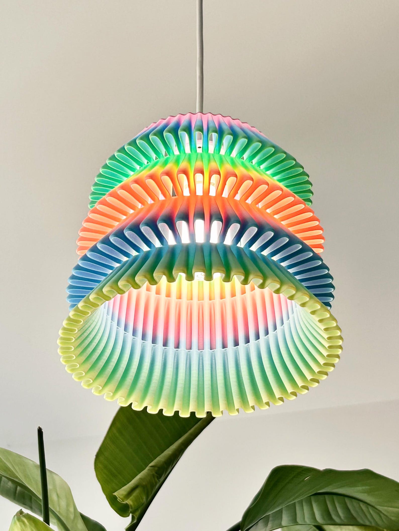 Falda pendant shade in a modern interior