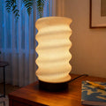 Spiral lamp shade 3D printed adaptive pendant or table shade