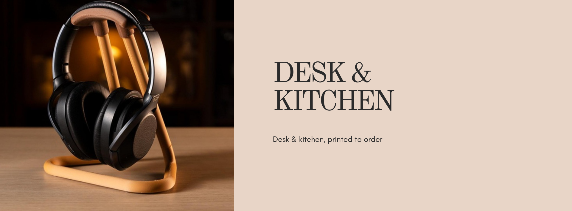 Desk & Kitchen